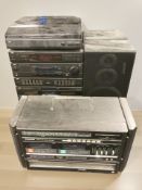 A Panasonic stereo music system SG-J600L,