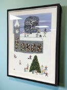 Gordon Barker : Merry Christmas to You, acrylic, 35 cm x 24 cm.