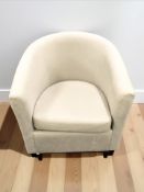 A contemporary armchair.