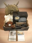 A Stafsine clocking-in clock with dial marked 93-95 Second Avenue, Newcastle upon Tyne,