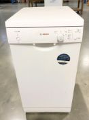 A Bosch Classixx slim dish washer.