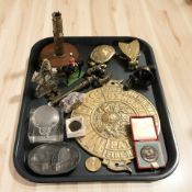 A brass Milner's fire resisting safe plaque,