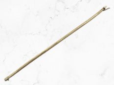 A 9ct yellow gold flat link bracelet, length 19cm. CONDITION REPORT: 9.4g.