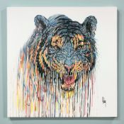 Robert Oxley : Before I Forget, hand embellished box canvas, a limited edition numbered 128 of 295,