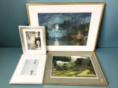 After Bob Turnbull : Homeward Bound, Blyth, limited edition colour print,