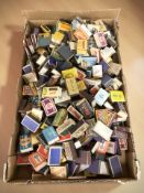 A large quantity of vintage match books.