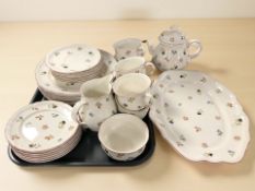 Twenty-eight pieces of Villeroy & Boch Petite Fleur tea porcelain.