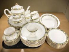 Approximately forty six pieces of Minton Ashworth tea and dinner porcelain.