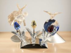 A Swarovski crystal ballerina,