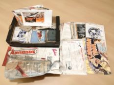 Assorted ephemeral, various 20th century publications including British Lion, advertising pamphlets,