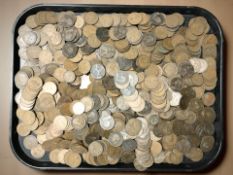 A large quantity of Victorian and later British copper pennies.
