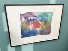 James Cox : Cadenza I, colour print on wove paper, artist's proof, signed in pencil, 100 cm x 72 cm.