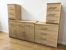 Contemporary laminated wood furniture : sideboard,