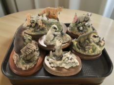 Six Border Fine Arts figures and groups.