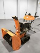 A Rock Machinery Model 10 11hp tracked snow thrower, with Lonkin 337cc petrol engine.