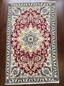 An Isfahan rug, Central Iran,