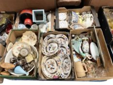 19th century and later ceramics, stoneware items, commemorative mugs, Maling china, glass wares.