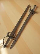 A pair of reproduction Spanish style swords,