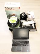 A Breville air fryer, Phillips massager and a further box of household electricals, coffee maker,