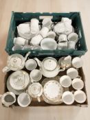 A quantity of Royal Vale gilded tea porcelain, further Japanese export tea wares,