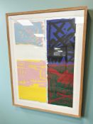 Raymond Higgs : Sun / Shade, limited edition colour print, signed in pencil, 67 cm x 90 cm.