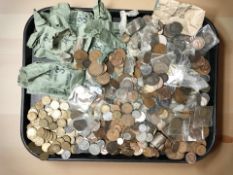 A large quantity of Victorian and later British pre-decimal coins.