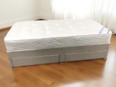 A 3 ft storage divan with Optimum Sleep Enzo mattress.