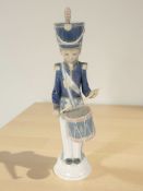 A Lladro figure of a drummer boy, height 31 cm.