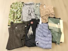 A group of various Japanese clothing.