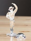 A Swarovski Collector's Society crystal figure 'Antonio', with plaque, height 21 cm.