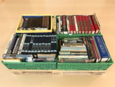 Assorted 20th century and modern volumes including WWII, pictorial knowledge, aircraft, reference,