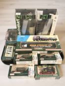 A collection of Corgi, Days Gone and Oxford die cast vehicles and figures including Eddie Stobart,