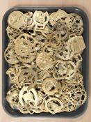 A large quantity of horse brasses.