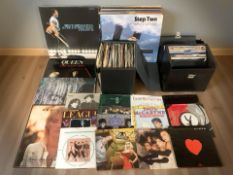 Vinyl LP records and 7