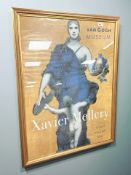 A Van Gogh museum gallery poster 'Xavier Mellery', 61 cm x 83 cm.
