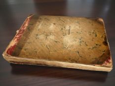 A 19th century scrapbook containing some 245 engravings, lithographs, mostly coloured by hand,