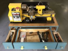 A Clarke Metalworker 300mm variable speed lathe,