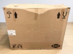An AEG model DIE5961HG stainless steel cooker hood, as new in box.