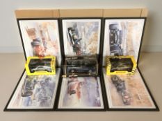 A Maisto 1:18 scale Jaguar XJ220 die cast car in box,