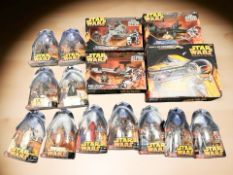A group of Hasbro Star Wars Episode III Revenge of The Sith figures and models (one box)