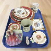 A group of ceramics including Royal Doulton figure Sweet & Twenty HN 1589,