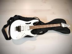 An Ibanez Jem Jr (Steve Vai copy) electric guitar, marked to head stock '1P-02 200314914,