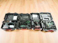 Four boxed Parkside power tools