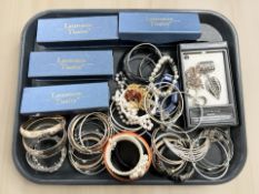 A group of costume bangles,