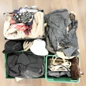 Assorted clothing including a Barbour waxed jacket, 40