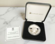 A Jubilee Mint Queen Elizabeth II In Memoriam Solid Silver Proof Laurel, 28.