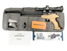 A Snowpeak model PP800R .22 calibre air pistol, serial no.