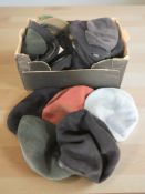 A collection of military berets.