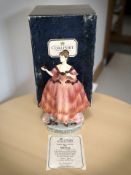 A Coalport English Rose Collection 1993 figure, Marlena, limited edition number 564 of 1000,