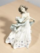 A Lladro figure, Summer Serenade 6193,